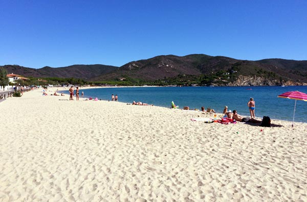 Marina di Campo beach, Elba