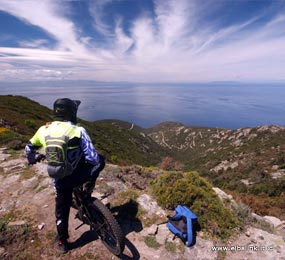 Mountainbike auf Elba